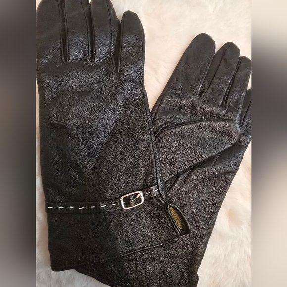 Genuine leather dark shade glows, Size 8, NWT - Picture 3 of 5